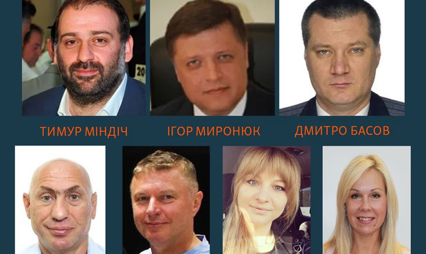 Названі імена усіх, кому НАБУ вручило підозори за справою Міндіча